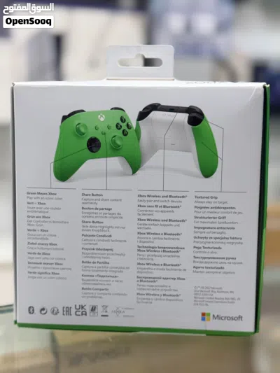 Xbox Wireless Controller – Velocity Green يد إكس بوكس لاسلكية جديدة كلياً – لون أخضر 2