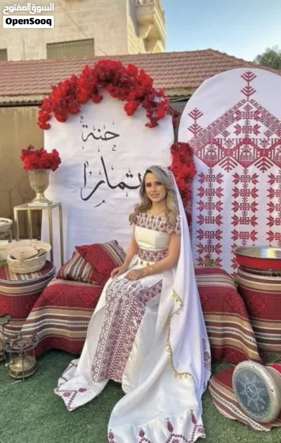 فستان حنة عروس بيع أو إيجار 2