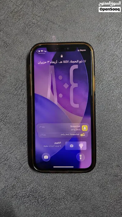 آيفون 12 بحالة ممتازة لا مفتوح ولا مصلح للبيع او للبدل 2