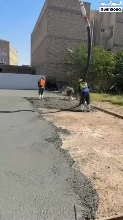 جانب من اعمال البناء لدى شركة الجوهرة في حي الجامعة 2
