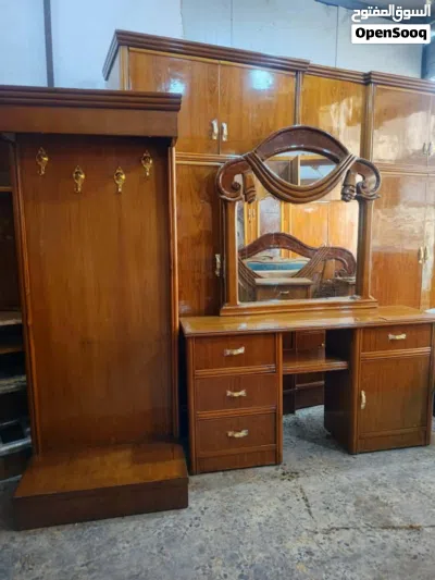 غرفتين نوم عراقيه وخشب عراقي تسكام خشب ثقيل نضيفه 75/ 3