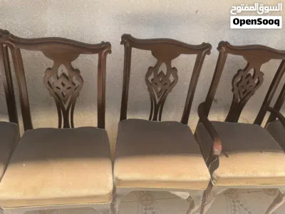طاولة سفرة مع 8 كراسي للبيع – عمان 4