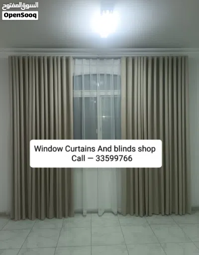 New Curtains And Blinds Shop / New Curtains Making And Fixing Anywhere in Qatar 4