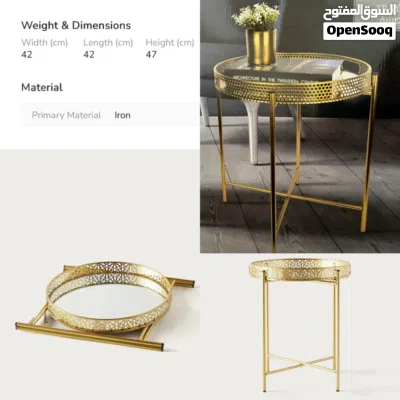 طاولة قهوة جانبية جديدة مع الكرتون/ coffee side table brand new with box 2