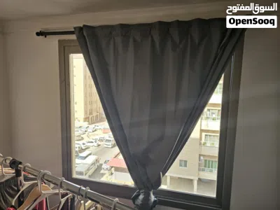 Curtains emerald olive green 3