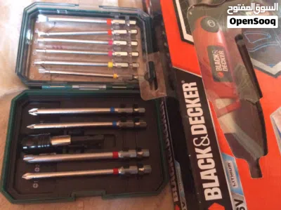 مفك براغي ودادوات black & decker 2