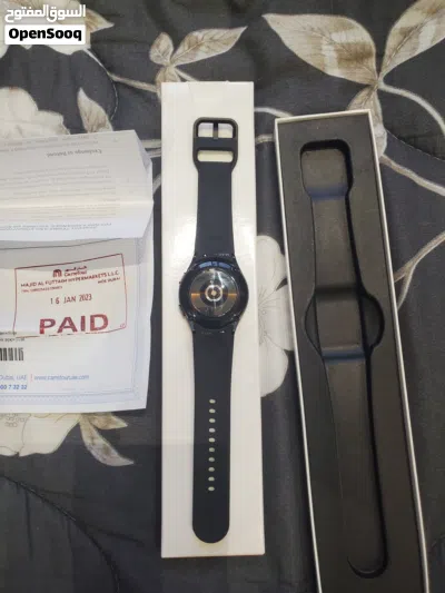 ساعة سامسونج Samsung watch 4 40m بحالة الجديدة ولا غلطة ما شاء الله تبارك الله تستاهل اللي ياخدها 4