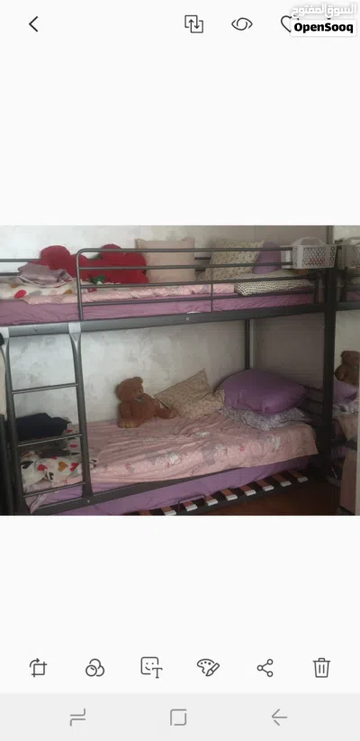 سرير bunk bed 3 طبقات 3 اسرة 2