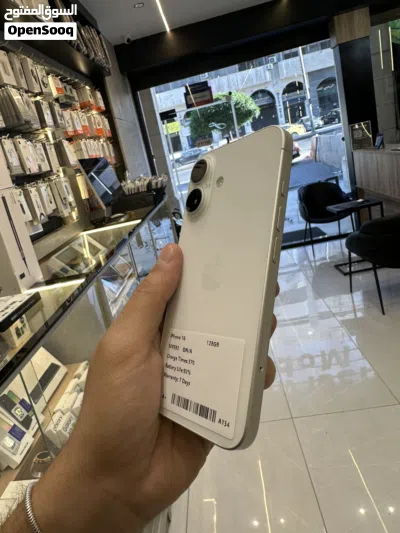 iPhone 16 128GB White بطارية 92% سعر لا يتكرر 2