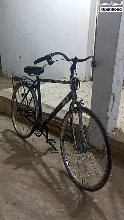 دراجة(HUBAR)نوع(Raleigh Style) تمشي جبلي وفلات دراجة رياضه خفيف مستعملة استعمال نضيف فرينو وترس جديد 4