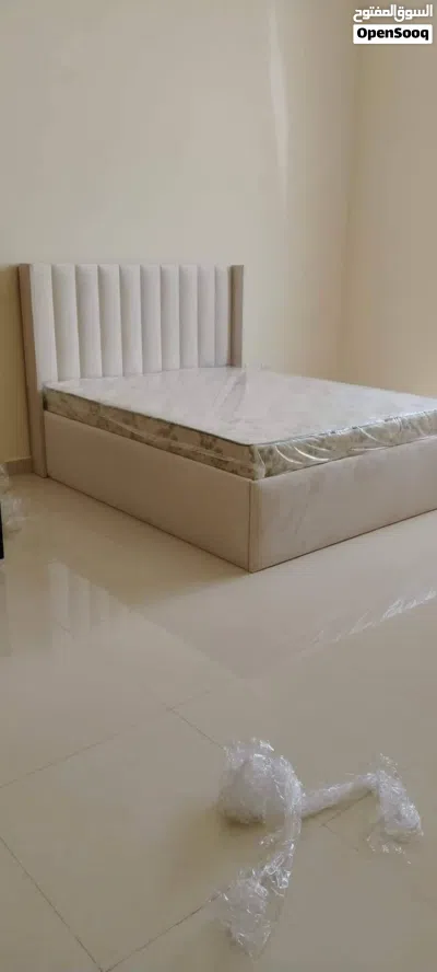 queen Size bed frame with mattress for sell brand new 4