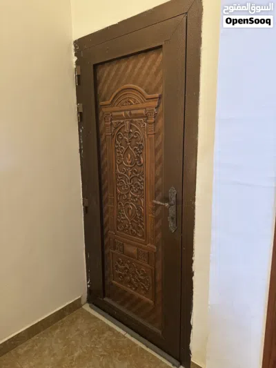 باب خارجي حديد بني 2