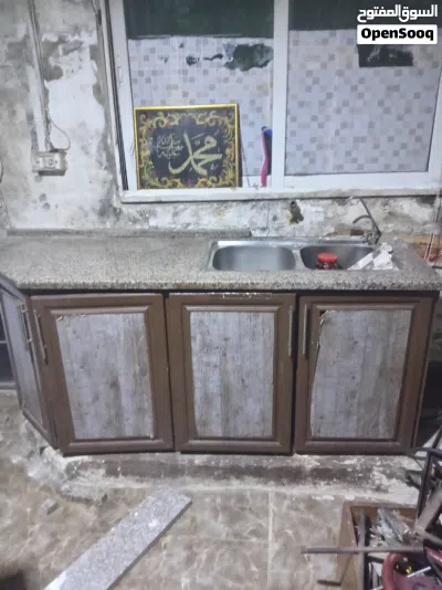 مجلى الألمنيوم مع الرخام 2