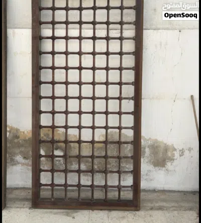 شباك شيش خشب موقانو Mahogany Wooden Shutter Window 4
