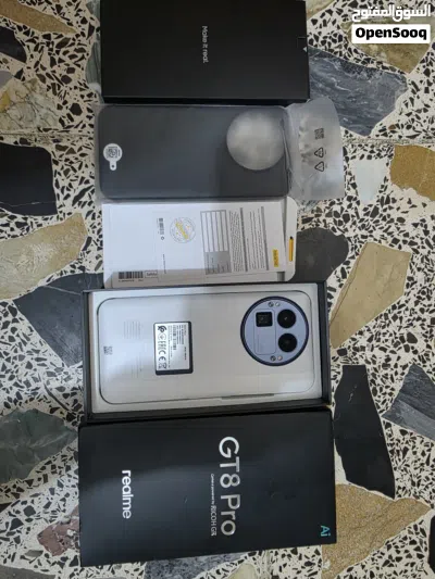 ريلمي gt 8 pro لون بنفسجي نسخة عالمية ذاكرة 512 رام 16 استخدام شهرين شرط الملحقات والكفر ممستخدمات 3