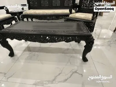 طقم كنب للجلوس مع طقم سفرة جلوس 4