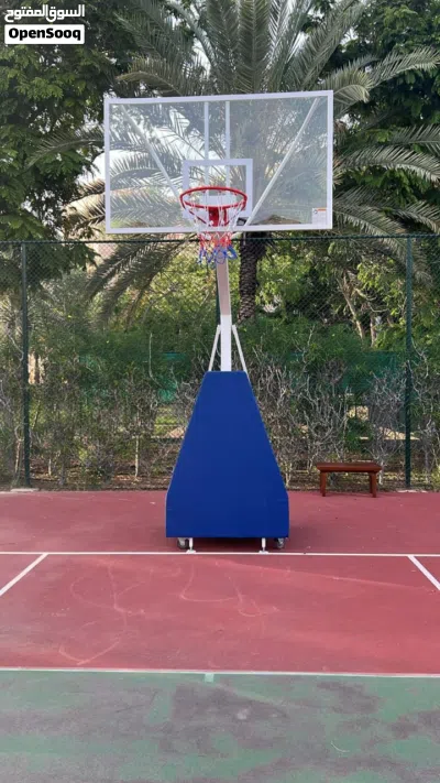 2x Portable Sports Basketball Stands ستاند كرة سلة احترافي عدد 2 4