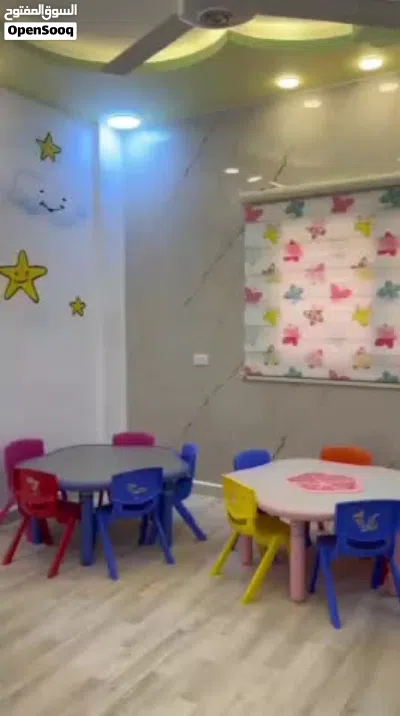 روضة كاملة للبيع برخصتها وعفشها 4