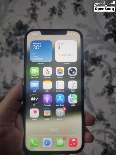 iPhone 12 Pro MAX blue ازرق 3
