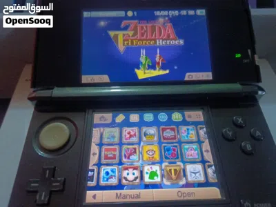 نينتيندو 3DS مهكر مع رام 32 و شاحنة نظافة حوالي 90% 3