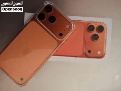 ايفون 17 برو ماكس طبق الاصل (اللون المتوفر برتقالي و ابيض) استخدام اسبوع فقط 2