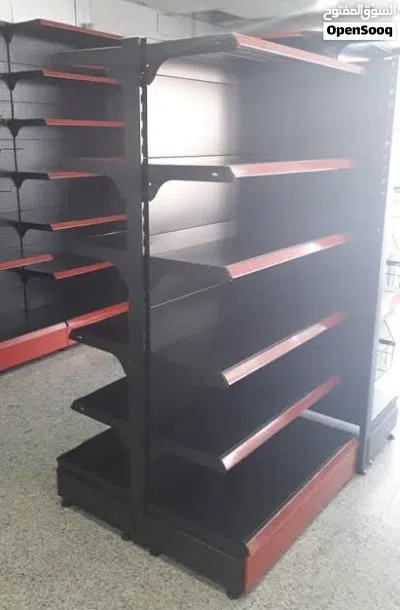 ارفف معدنية محلات تجارية سكفالي جديد 2