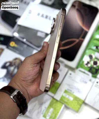عرض خاص :iPhone 16 pro max 256GB بالذاكرة 256جيجا هاتف بحالة الوكالة و بأقل سعر 3