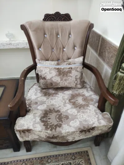 طقم كنب غرفة ضيوف خشب زان 4