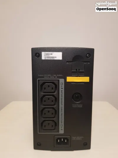 متوفر خازن يوم بي أس APC 650 مستعمل مظمون من اي خلل او فك بدون بطارية 2
