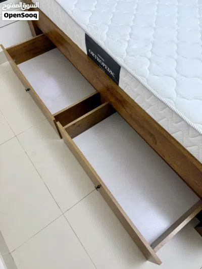 PanHome Bed with Orthopedic Mattress - King Size 200*180 3