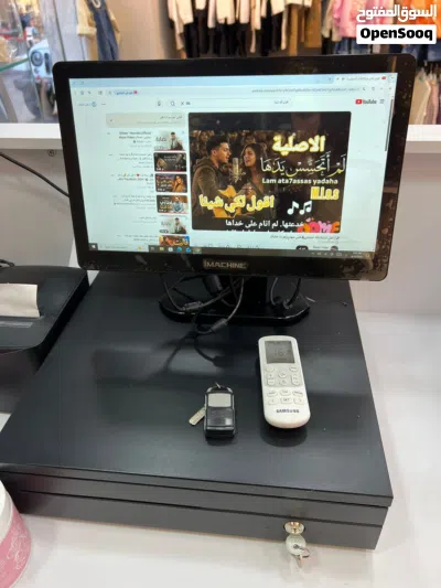 نظام مبيعات i machine متكامل مع قارئ باركود وطابعه باركود وطابعه فواتير وجرار كاش 2