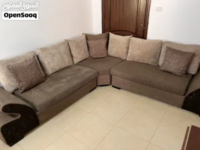 طقم كورنر إسفنج ممتاز مريح مع طاولة شاشه 3