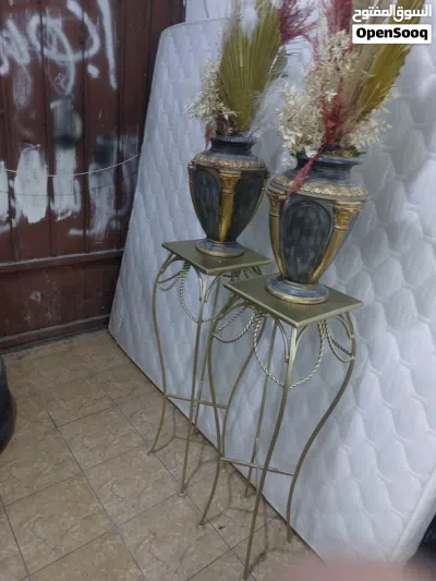 2 طاوله زاويه حديد للبيع حاله الجديد 2