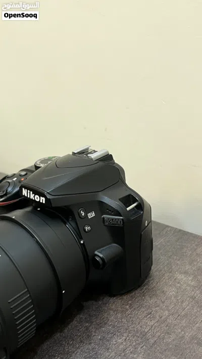 للبيع نيكون 3400d مع عدسة سيجما 70/200 f/2.8 مع ادابتر سيجما x2 3