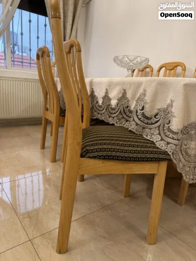 طاولة سفرة مع بوفيه ( طقم ) - مستعمل 3