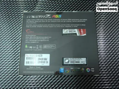 رام G.Skill TridentZ RGB 16GB (8GB x 2) DDR4 – 3200MHz CL16 – جديدة 2
