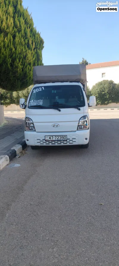 سيارة هيونداي بورتر 2021 كهربائية بيضاء مرخصة بمواصفات كوريا مع تقنيات حديثة 2