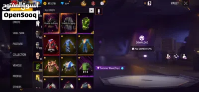 12 evos Stacked account with old emotes and old bundles full access 3