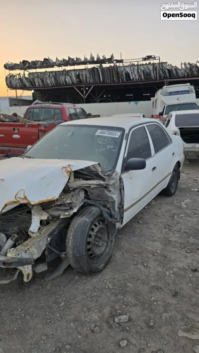 قطع غيار سكراب تويوتا كورولا 1997 الى 2000 المعبيلة Toyota Corolla spare parts 4