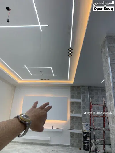 كادر كامل من الخلفة جبسن بورد دقه في لعمل وسرعة Complete back panel, gypsum board, precise workmansh 3