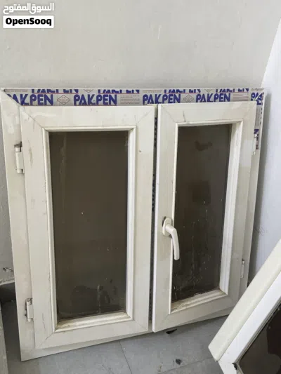 عدد إثنان نوافد PVC حاجة كويسة 4