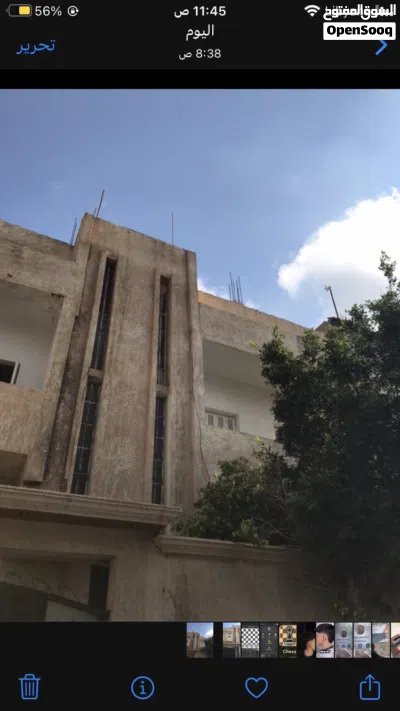 منزل طابقين تالت قيد الانشاء مسقوف 200 3