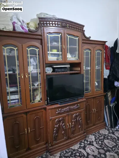 مكتبة منزلية للبيع خشب سويدي 2