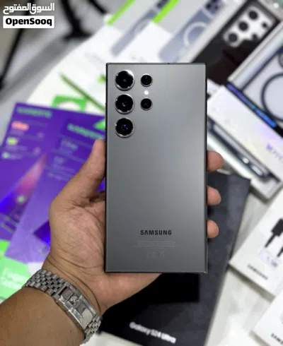عرض خاص : Samsung S24 ultra 512gb هاتف نظيف جدا بحالة الوكالة بدون اي شموخ أو مشاكل مع ضمان و ملحقات 4