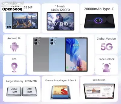 جهاز لوحي P90 Pro – شاشة 11 بوصة – يدعم 5G – جديد بالكرتون 3