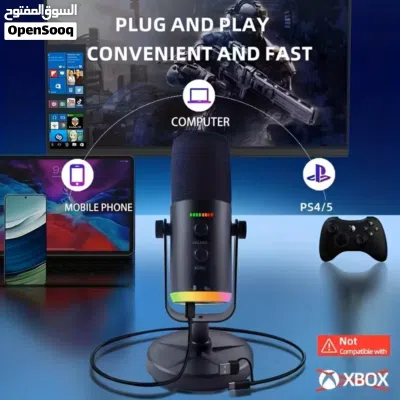 ميكروفون العاب احترافي USB/XLR Gaming Microphone 4