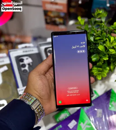 عرض خاص : Samsung Note 9 128gb هاتف نظيف جدا بحالة ممتازة جدا مع ضمان و ملحقات و بأقل سعر 4