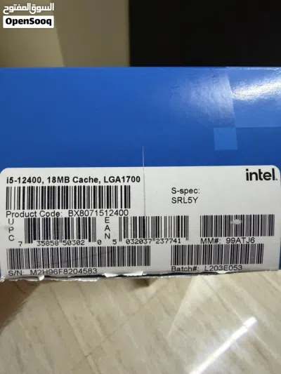 Intel i5-12400 LGA1700 socket used 1 year with stock Aircooler 2