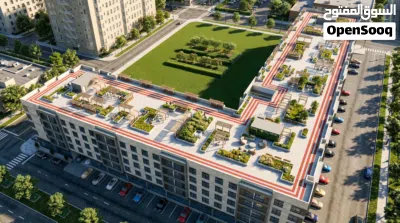 شقة للبيع 2 غرف نوم في الموالح الشمالية قيد الانشاء Modern 2BHK Apartment for Sale in Al Mawaleh 3