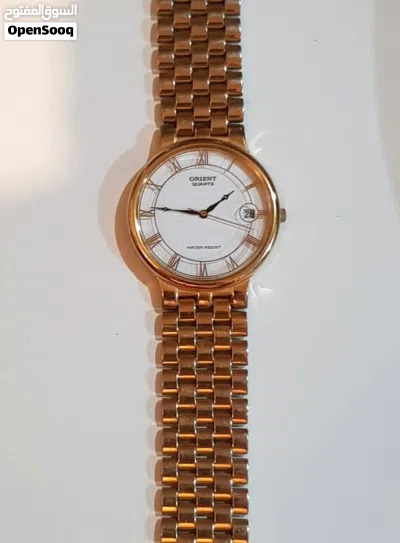 VINTAGE ORIENT Original Quartz Watch Water Resist Stainless steel ساعة يد رجالي كلاسيك 2